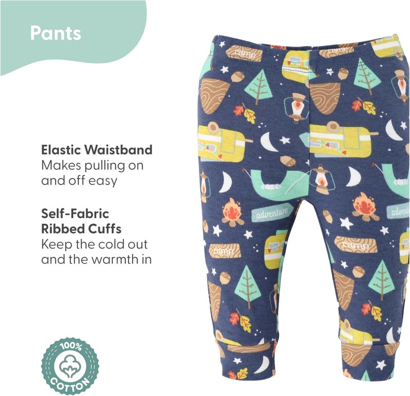 The Peanut Shell Baby Layette Gift Set for Baby Boys or Girls - 30 Piece New Born Unisex Gift Set, Clothes & Newborn Essentials Must Haves - Clothes 0-3 Months - Happy Camper - Image 5